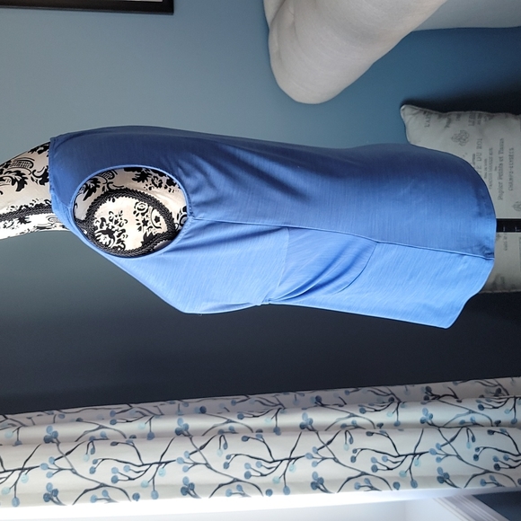 Laura Petites sleeveless blue top - Picture 4 of 8